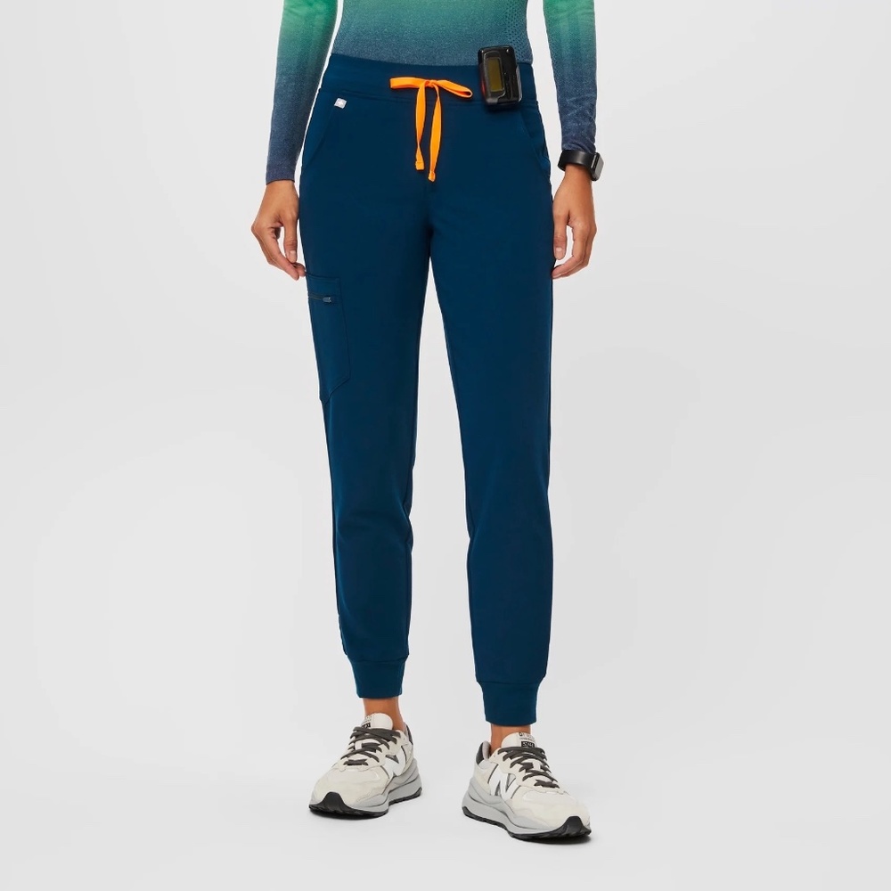 Women's Figs Zamora Jogger Scrub Pants in Deep Reef (Brand New - Never Worn)